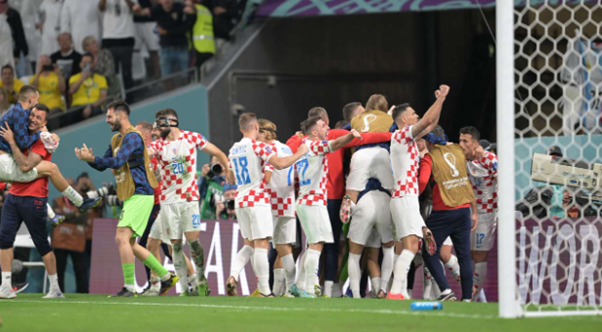 ĐT Croatia trong chiến thắng trước Brazil