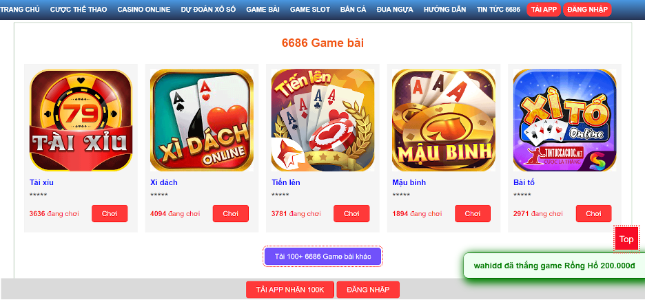 Kho game bài và Casino trực tuyến hấp dẫn