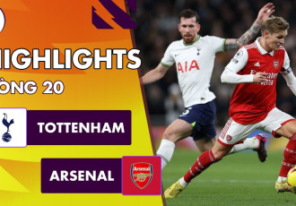 Highlights trận Tottenham vs Arsenal vòng 20 Ngoại Hạng Anh 22/23